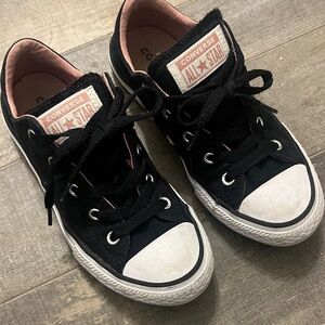 Converse Kids Black and White Sneakers